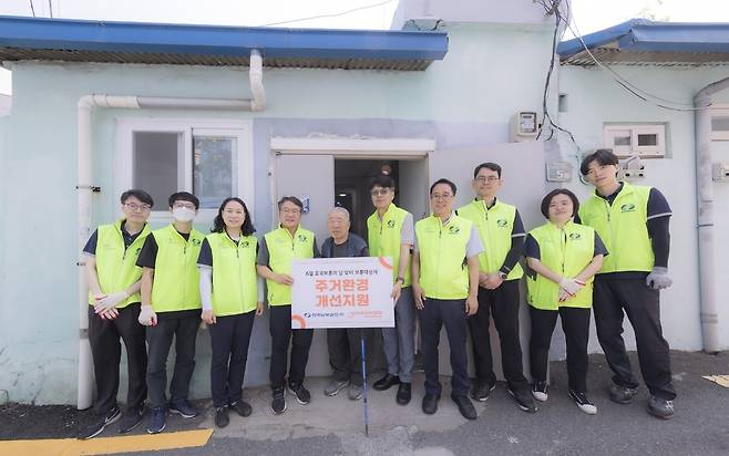 남부발전, 보훈대상 취약계층 주가환경 개선 지원 [한국남부발전 제공. 재판매 및 DB 금지]