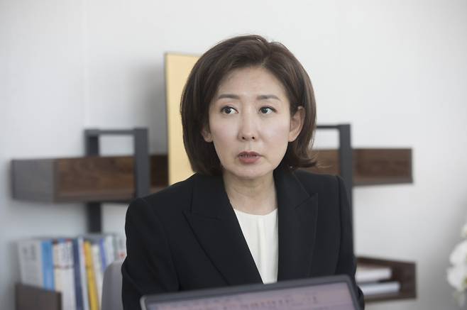 나경원 국민의힘 의원이 5월29일 시사저널과 인터뷰하고 있다. ⓒ시사저널 이종현