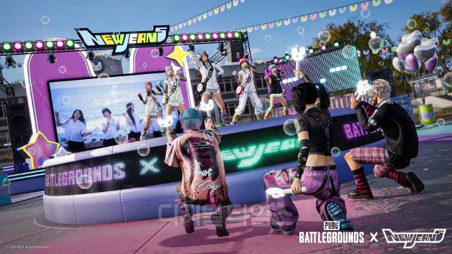 크래프톤 '배틀그라운드'가 지난 업데이트한 '뉴진스' 컬래버레이션 확률형 아이템 상품에 '확률형 아이템' 문제가 터졌다. 크래프톤 제공