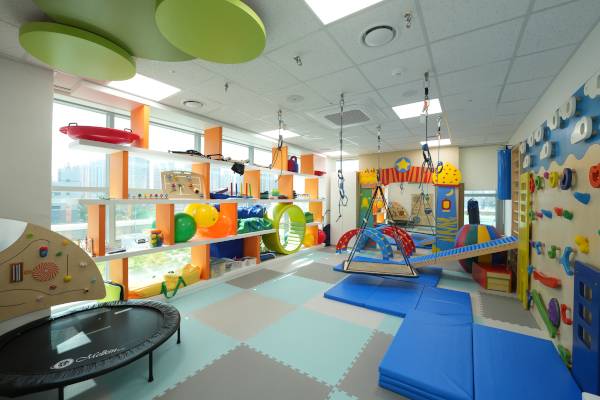 병원 4층에 자리잡은 감각통합실 모습. 대전공공어린이재활병원 제공