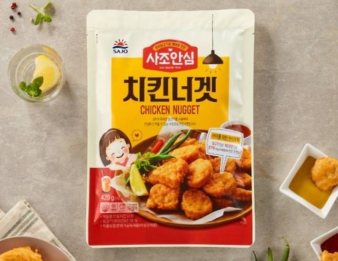 사조대림 안심 치킨너겟 제품(사진=사조몰 홈페이지 캡처) *재판매 및 DB 금지