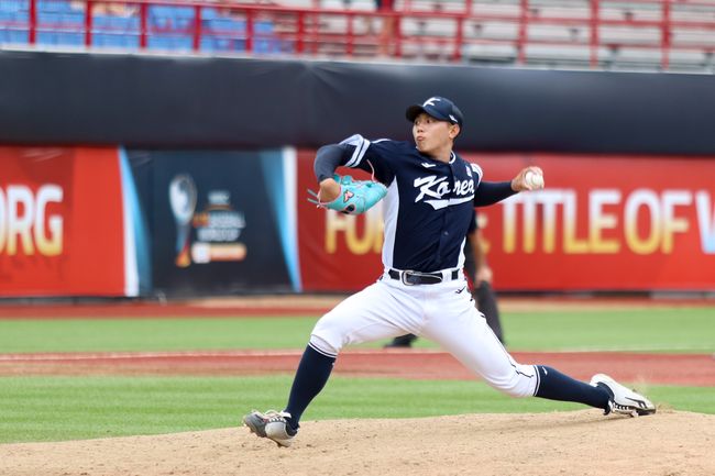 지난해 U-18 야구월드컵 청소년대표팀 배찬승. /WBSC 홈페이지