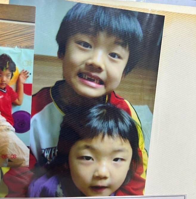 아버지한테 태권도를 배웠던 서건우의 어린 시절 [서건우 본인 제공. 재판매 및 DB금지]