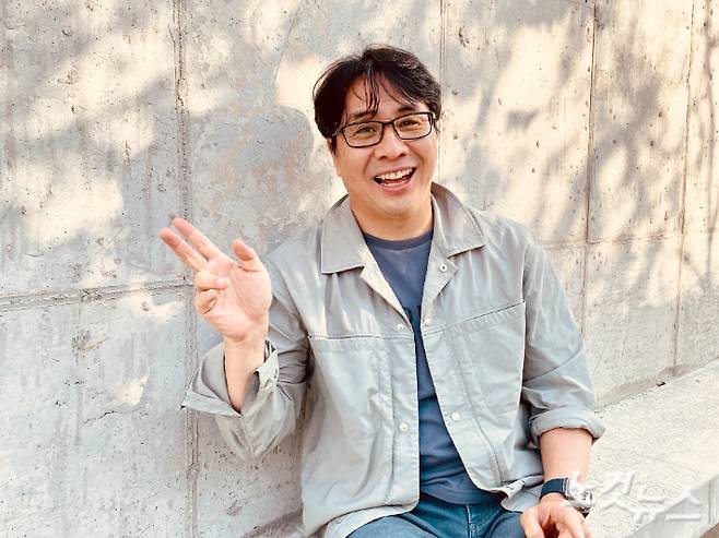 웹툰 '상남자'의 도가도 작가가 노컷뉴스와 인터뷰를 갖고 있다. 김민수 기자