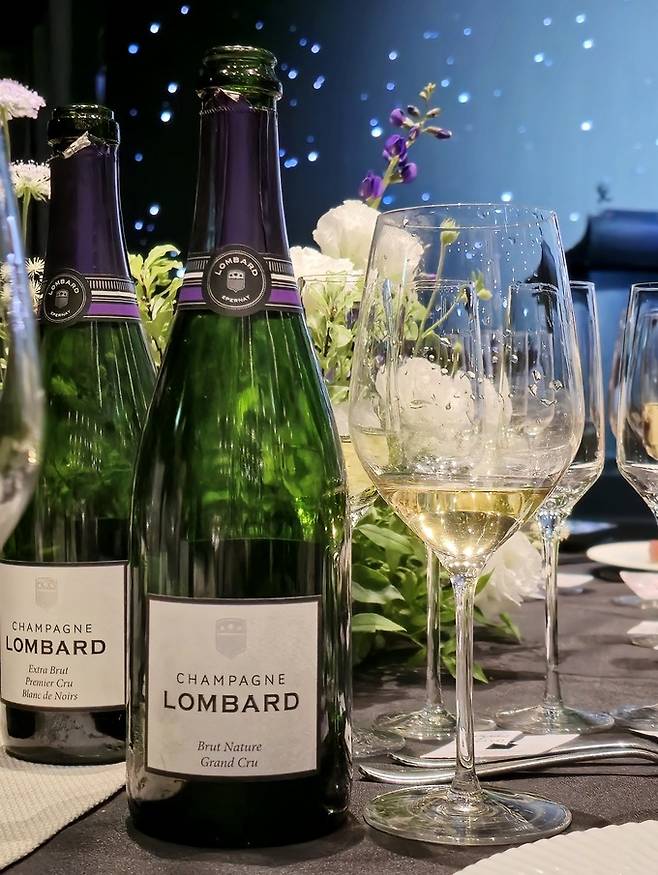 롬바흐 시그니처 브뤼 나뛰르 그랑크뤼. 최현태 기자