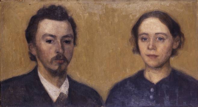 함메르쇠이와 아내의 이중 초상화(1892). /Davids Samling
