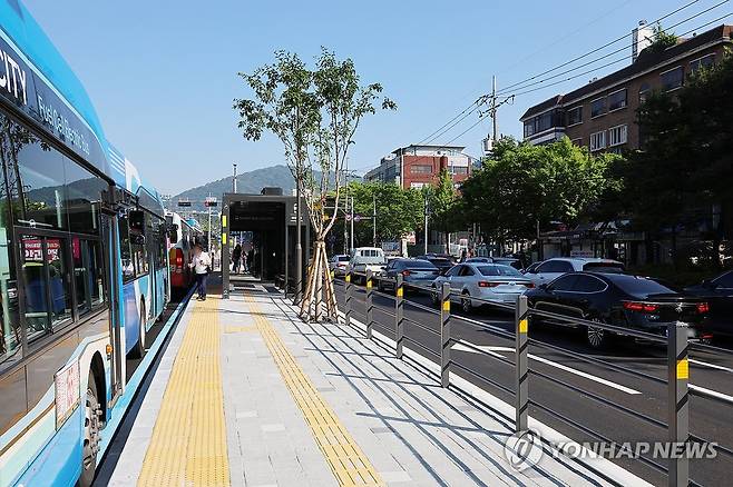 창원 원이대로 S-BRT 개통  [연합뉴스 자료사진]