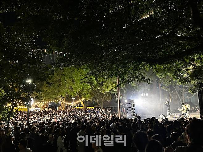 제주 도심 속 삼다공워넹서 열린 대규모 야간 문화관광 행사 ‘2024 삼다고원 야간콘서트’(사진=제주관광공사)