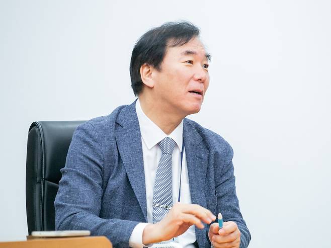 김승현 대한신경과학회 이사장(한양대병원 신경과 교수)은 지난 15일 대한신경과학회와 대한뇌졸중학회가 공동 주최한 ‘급성 뇌졸중 인증의’ 공청회에서 "응급환자를 두고 병원을 떠나지 않는다"라고 말했다. /대한신경과학회 제공