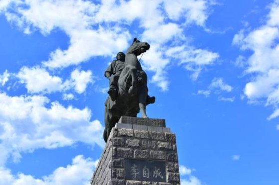 베이징 창핑구의 이자성 동상이 30년 만에 철거되며 뭇 억측을 낳고 있다. [바이두 캡처]