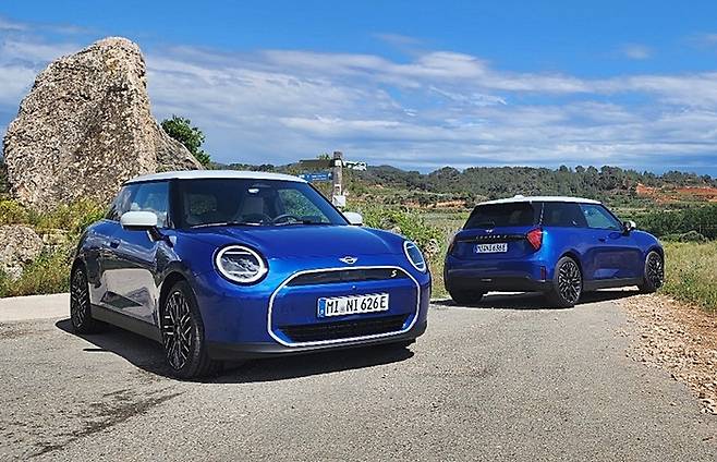 국내 출시 예정인 뉴올 일렉트릭 MINI [사진촬영=최기성 매경닷컴 기자/ /스페인 시체스]