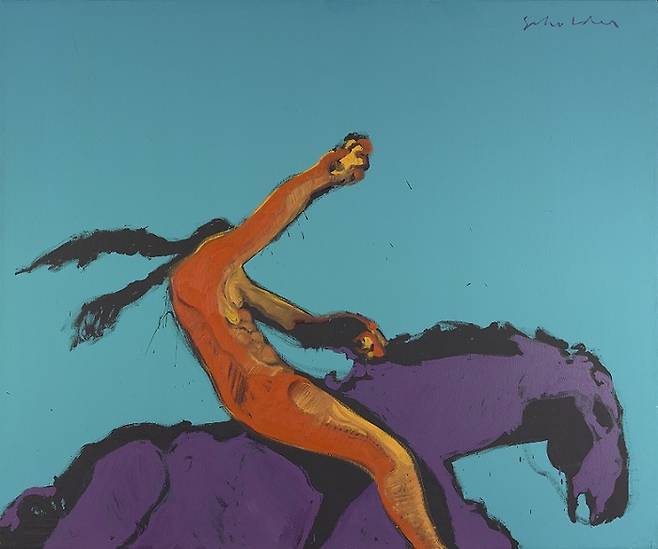 루이세뇨족 예술가 프리츠 숄더의 ‘인디언의 힘’(1972년). 덴버박물관