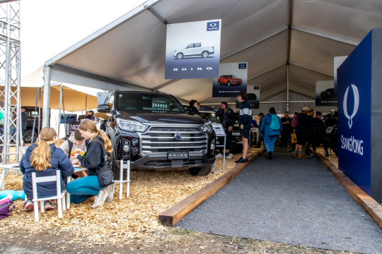 뉴질랜드 ‘필데이스’ 뉴질랜드 최대 농업박랍회인 ‘필데이스’ (New Zealand National Fieldays)에 참여한 KG모빌리티. KG모빌리티 제공.