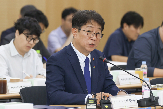 박상우 국토교통부 장관이 17일 대전 도심융합특구에서 열린 ‘제 5차 국토종합계획’ 수정 전략 논의 세미나에서 발언하고 있다. 사진 제공=국토부