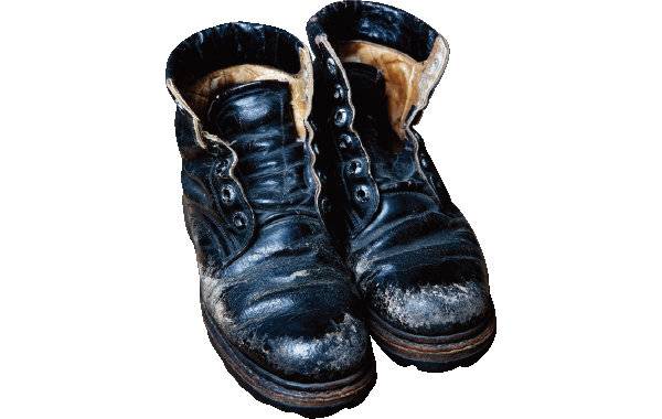1950년대 만들어진 등산화.