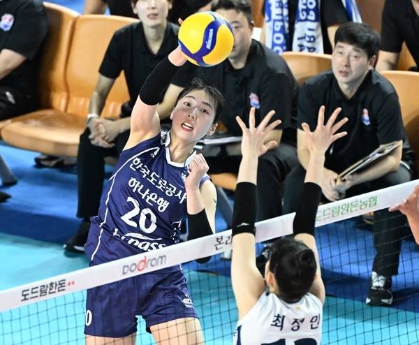 도로공사 시절 고의정. 사진=KOVO 제공