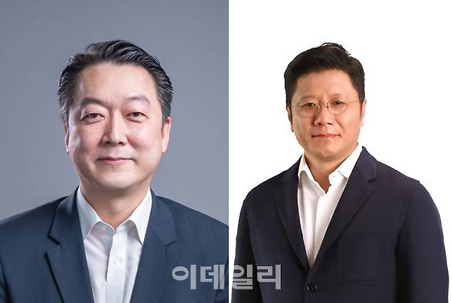 정형권(왼쪽) G마켓 신임 대표이사와 최훈학 SSG닷컴 대표이사. (사진=신세계그룹)