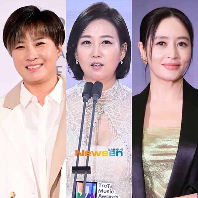 사진=왼쪽부터 박세리, 장윤정, 김혜수