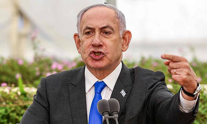 베냐민 네타냐후 이스라엘 총리. AFP연합뉴스