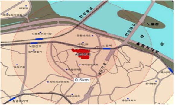 서울 동작구 본동 441번지 일대 노량진본동 지역주택조합사업지 위치도 (자료=서울시)