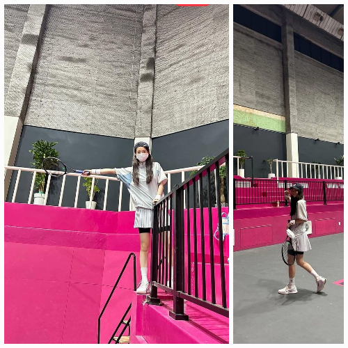 수지가 테니스로 다져진 탄탄한 몸매 자랑을 했다. 사진=수지 SNS