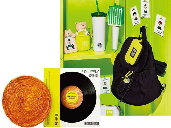 ‘네오함’을 추구하는 NCT의 특성을 잘 살린 스타벅스 협업 굿즈들.