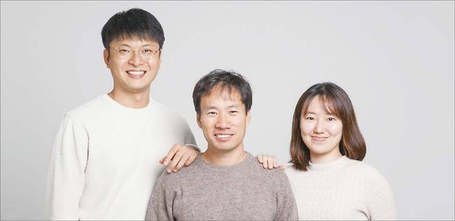 왼쪽부터 이활석 CTO, 김성훈 대표, 박은정 CSO.