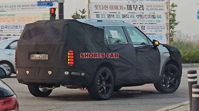 사진 : 현대차 팰리세이드 풀체인지 테스트카 (출처=Shorts Car)