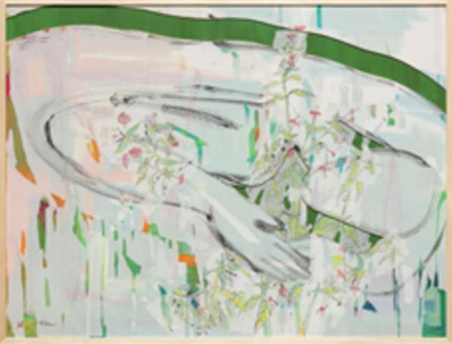 안진희 作 ‘순수의 시절’(75×98.5cm, Mixed media, 2023)