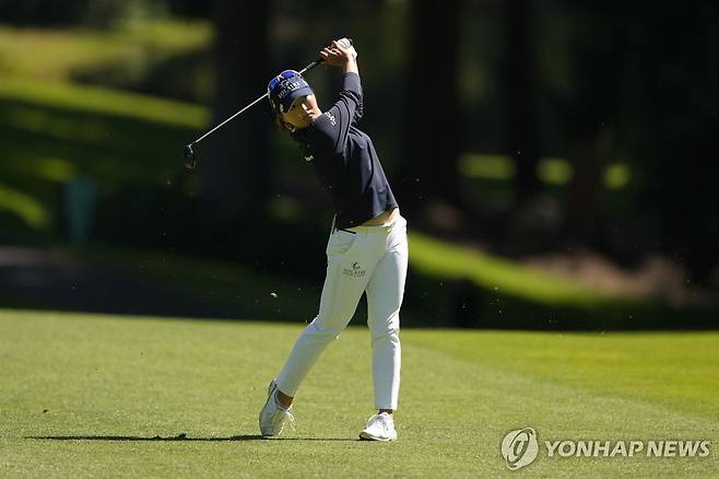 고진영의 2라운드 경기 모습 [AP=연합뉴스]