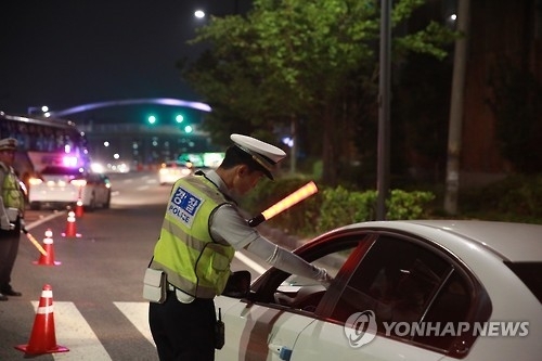 경찰 음주단속.[연합뉴스]