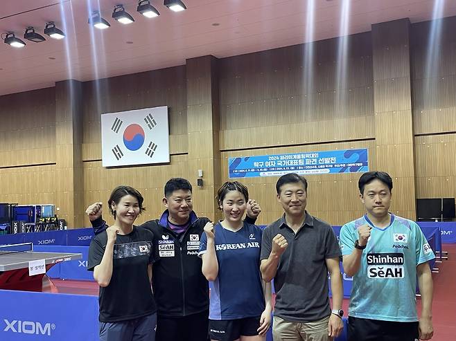 선발전 통과한 이은혜 [대한탁구협회 제공. 재판매 및 DB 금지]