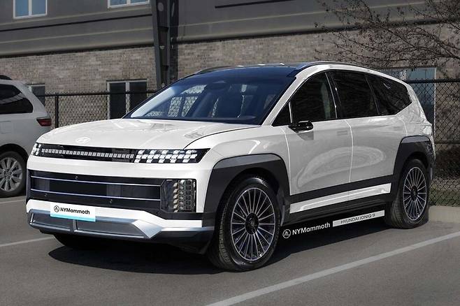 현대차 '아이오닉 7' 예상도 (출처 : 뉴욕맘모스)