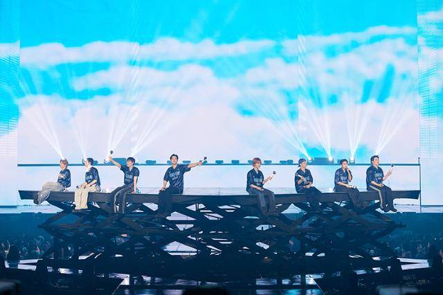 슈퍼주니어 멤버들이 멋진 공연을 선보였다. SM엔터테인먼트 제공