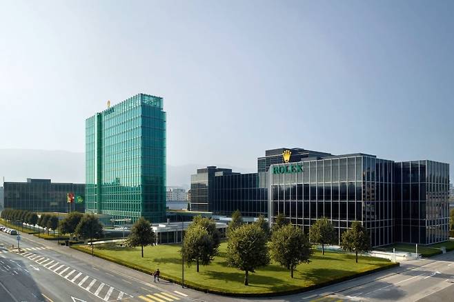 롤렉스 본사 전경. 사진=NZZ 캡처