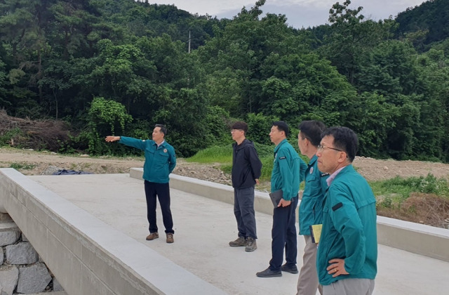 ▲김제시 호우 대비 현장점검ⓒ김제시