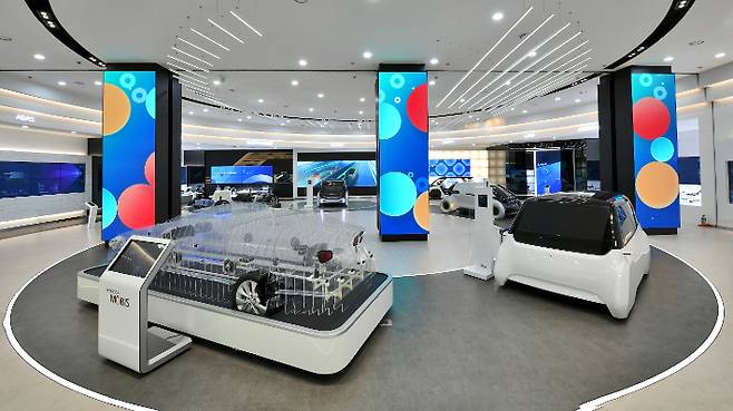 현대모비스 마북연구소 기술홍보관. 현대모비스 제공