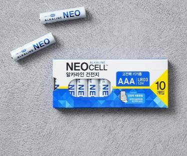 소비자원이 '가성비' 제품으로 뽑은 다이소 네오셀 건전지 ⓒ다이소 홈페이지 캡처