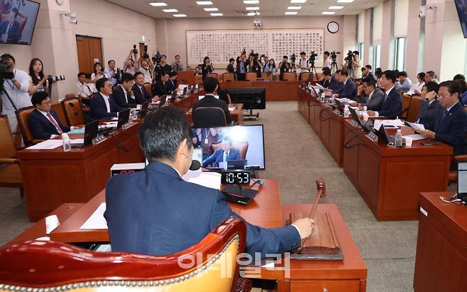 지난 25일 오전 서울 여의도 국회에서 법제사법위원회 전체회의가 열리고 있다. (사진=이데일리 노진환 기자)