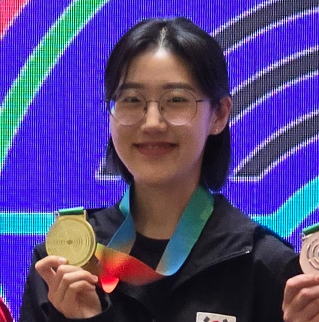 양지인 2024 ISSF 월드컵 시리즈 4차 대회 여자 25m 공기권총 금메달. 사진=대한사격연맹 제공