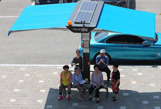 [인제=뉴시스] 무더위쉼터. (사진=인제군 제공) 2024.06.26. photo@newsis.com *재판매 및 DB 금지