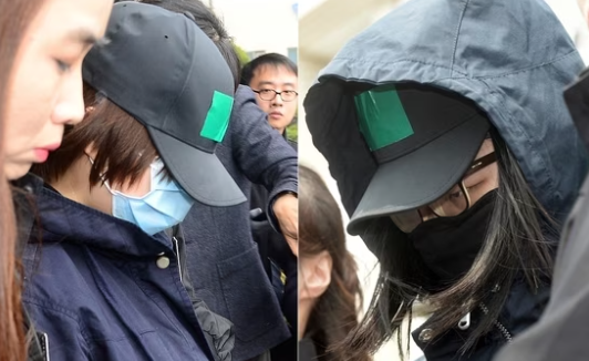 8세 여자 초등학생을 유괴·살해한 뒤 시신을 훼손해 유기한 김 모 양(왼쪽)과 공범 박 모 양. 뉴스1 제공.