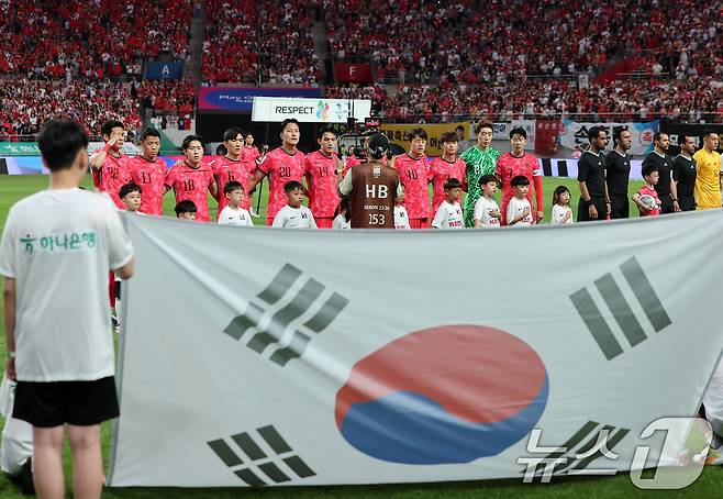 한국 축구대표팀이 2026 북중미 월드컵 3차 예선에서 중동 5개국을 상대한다. /뉴스1 ⓒ News1 김진환 기자