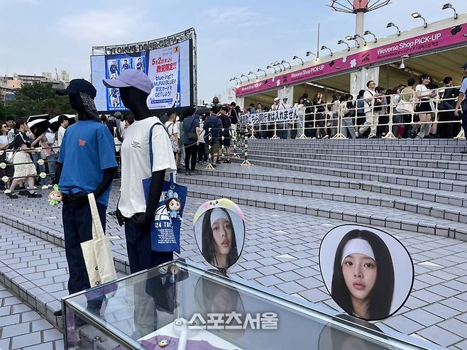 26일 뉴진스 도쿄돔 팬미팅 ‘버니즈 캠프’ 현장. 사진 | 정하은 기자