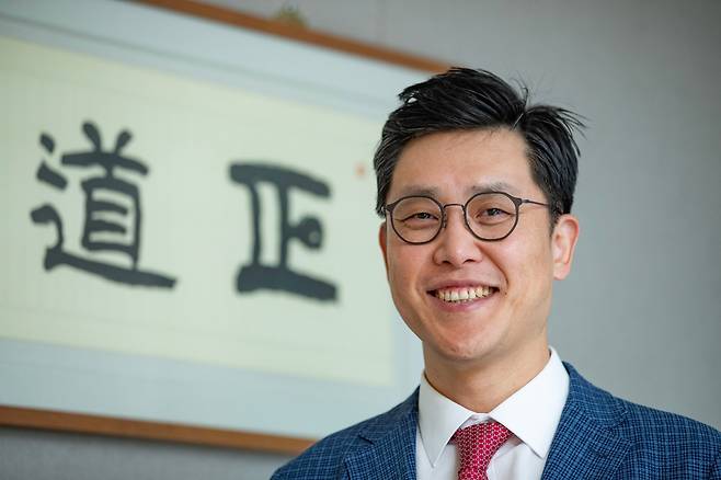 박상준 메디컬아이피 대표는 "앞으로는 엑스레이 영상을 3D 입체 컬러 영상으로 변환하는 기술에 도전하겠다”며 "어려울수록 회사의 정체성에 부합하는 도전 과제"라고 말했다./이태경 기자