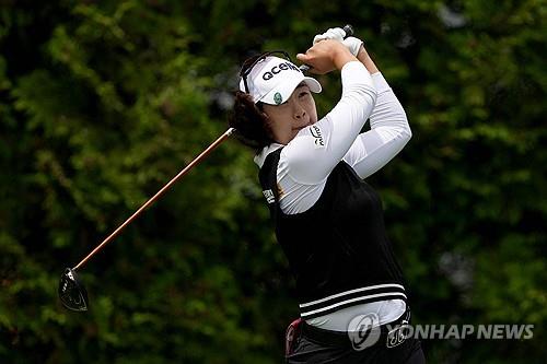 김아림의 호쾌한 티샷. [AFP/게티이미지=연합뉴스]