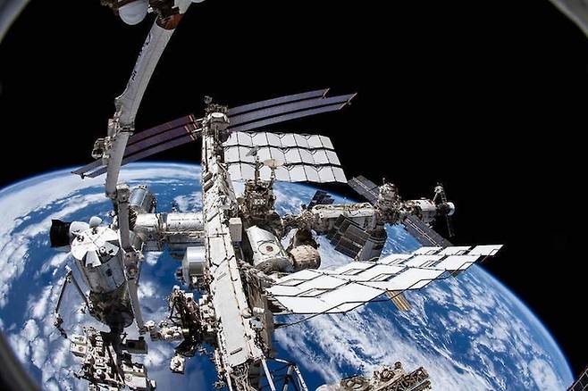 국제우주정거장(ISS). 사진=미국 항공우주국(NASA)