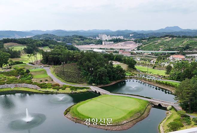 영동 레인보우 힐링관광지 전경. 이윤정 기자