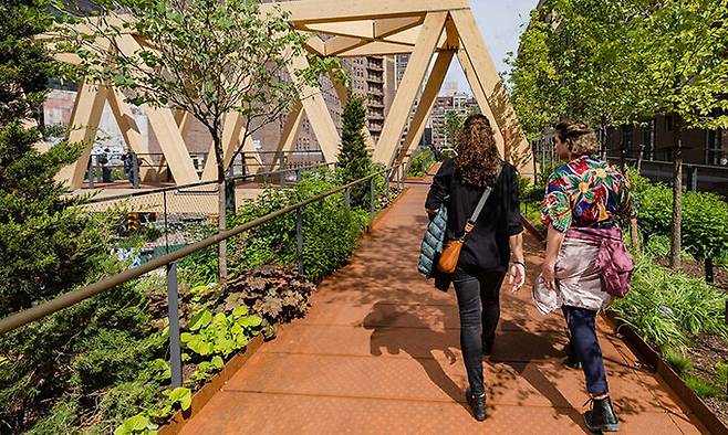 미국 뉴욕의 하이라인파크. 하이라인파크 제공