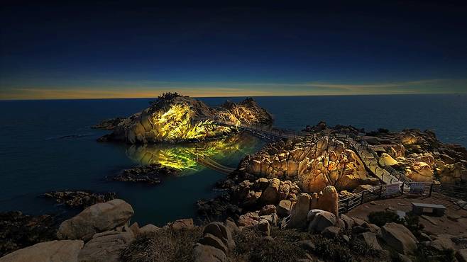 대왕암공원 야간경관 구상 [울산 동구 제공. 재판매 및 DB 금지]